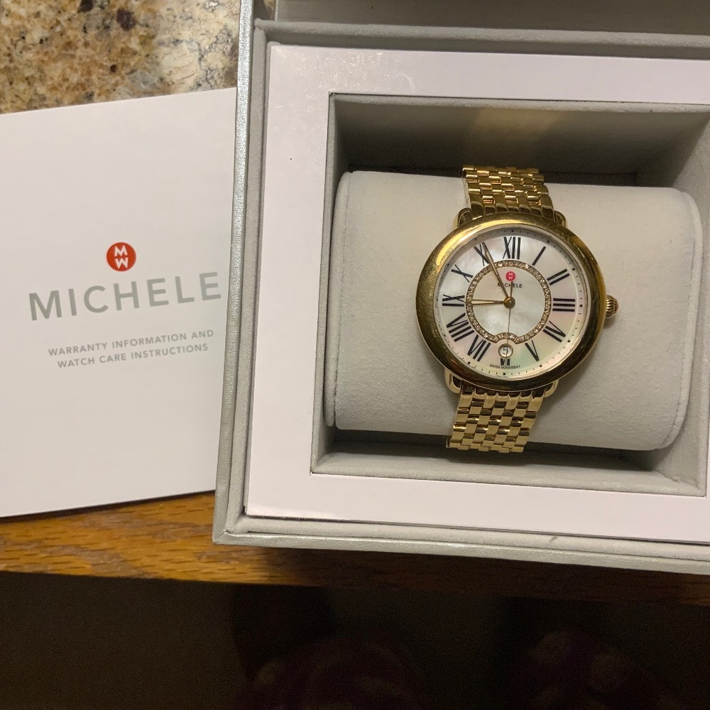 MICHELE SEREIN GOLD WATCH